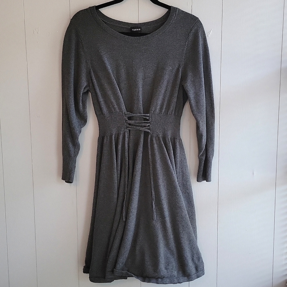 Torrid Long Sleeve Sweater Dress